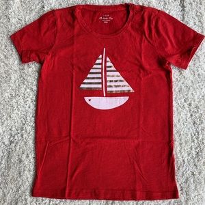 J.crew.. collector tees  T shirt size xxs red